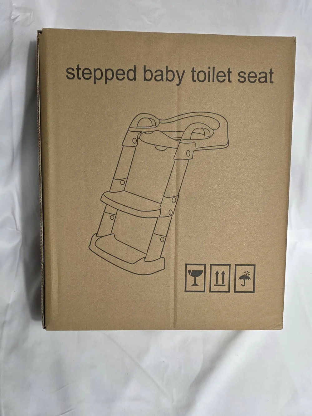 Foldable Potty Training Toilet Seat With Step Stool Ladder - Adjustable Height